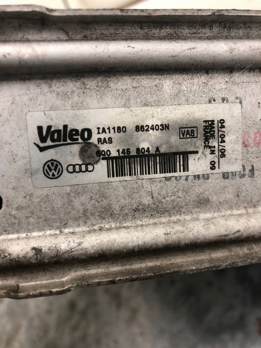 radiator intercooler VW POLO LIFT 6Q0145804A