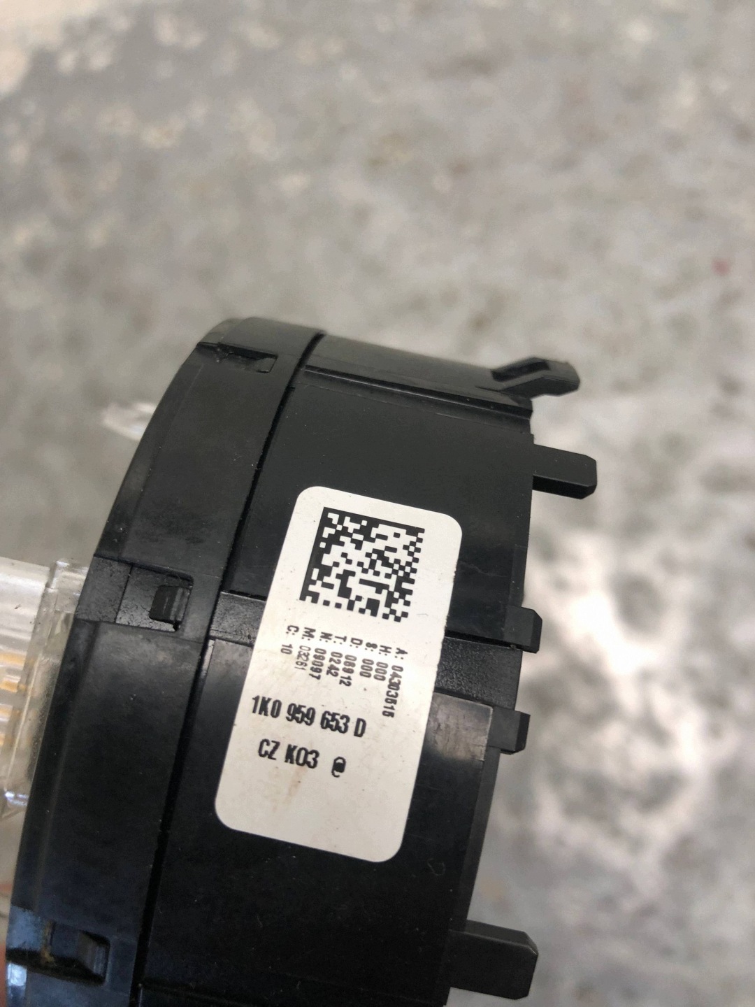 ring airbag AUDI A3 8P LIFT 1K0959653D