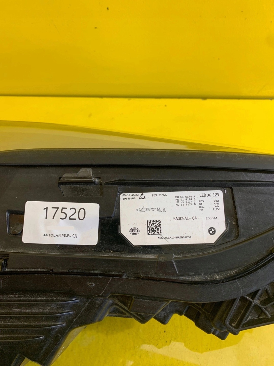light left BMW IX M60 LASER 5A3CEA1-04 2021