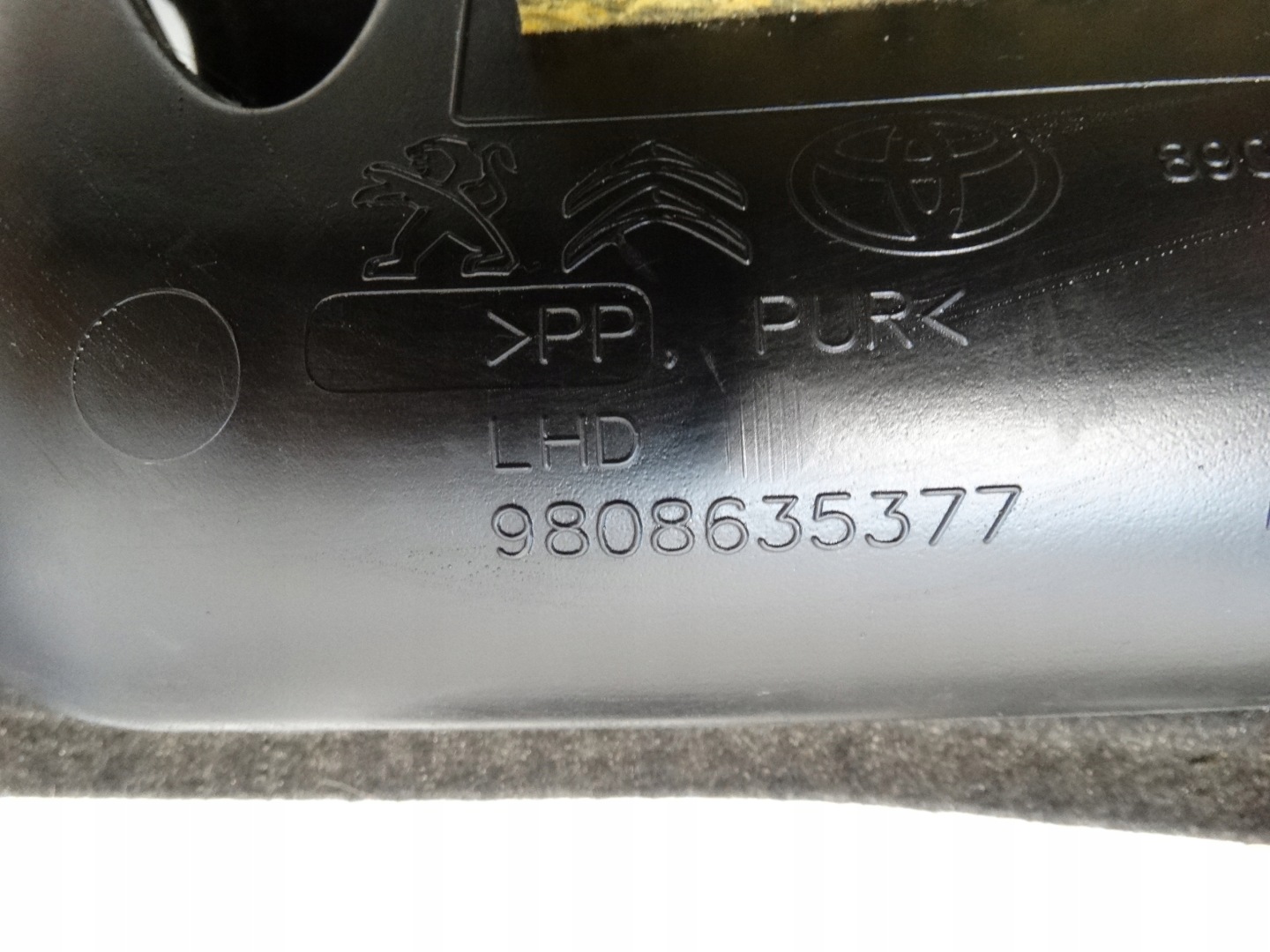 soundproofing of the dashboard right+drain air EXPERT III JUMPY III PROACE II