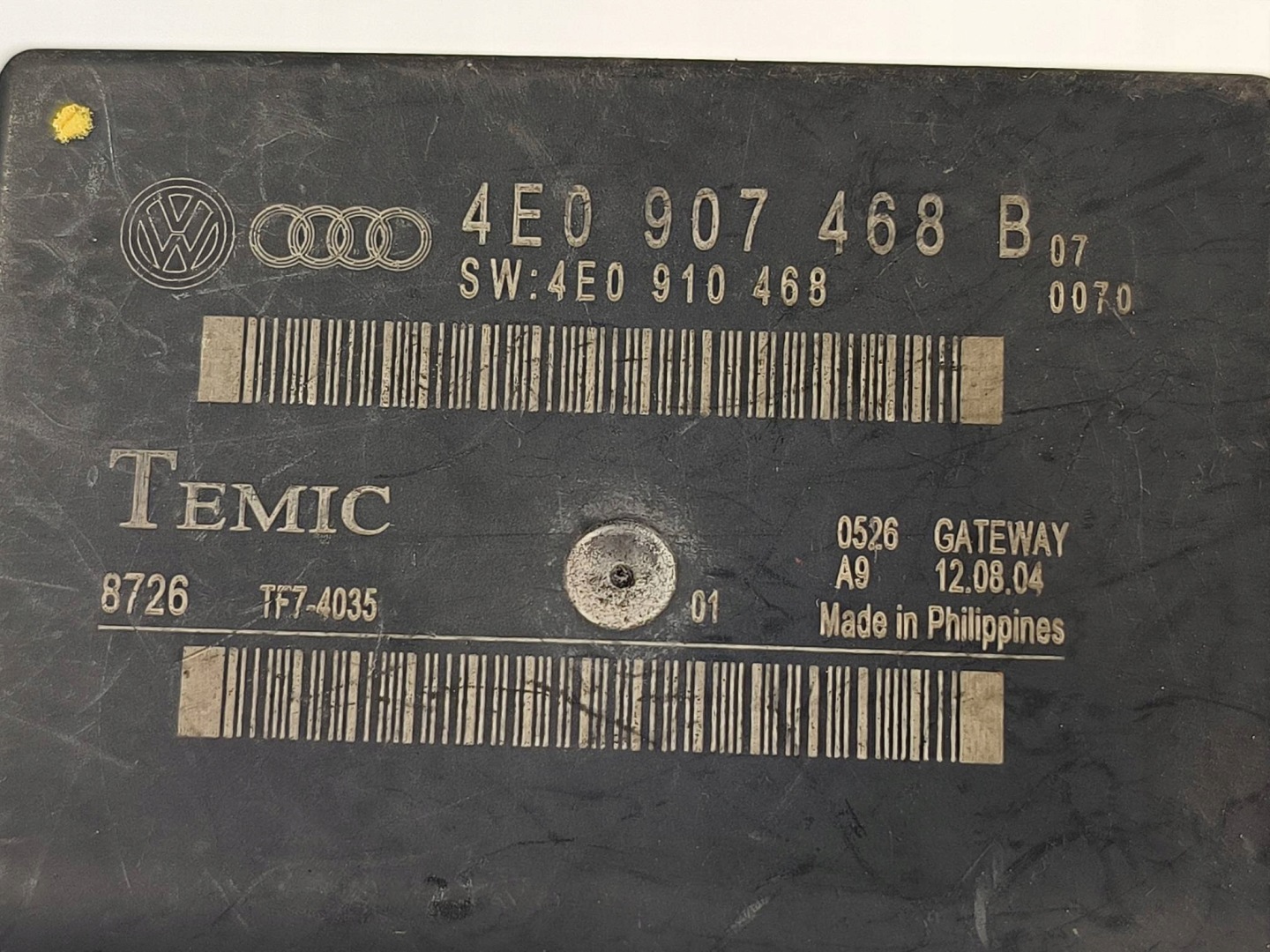 modul GATEWAY 4E0907468B AUDI A8 D3