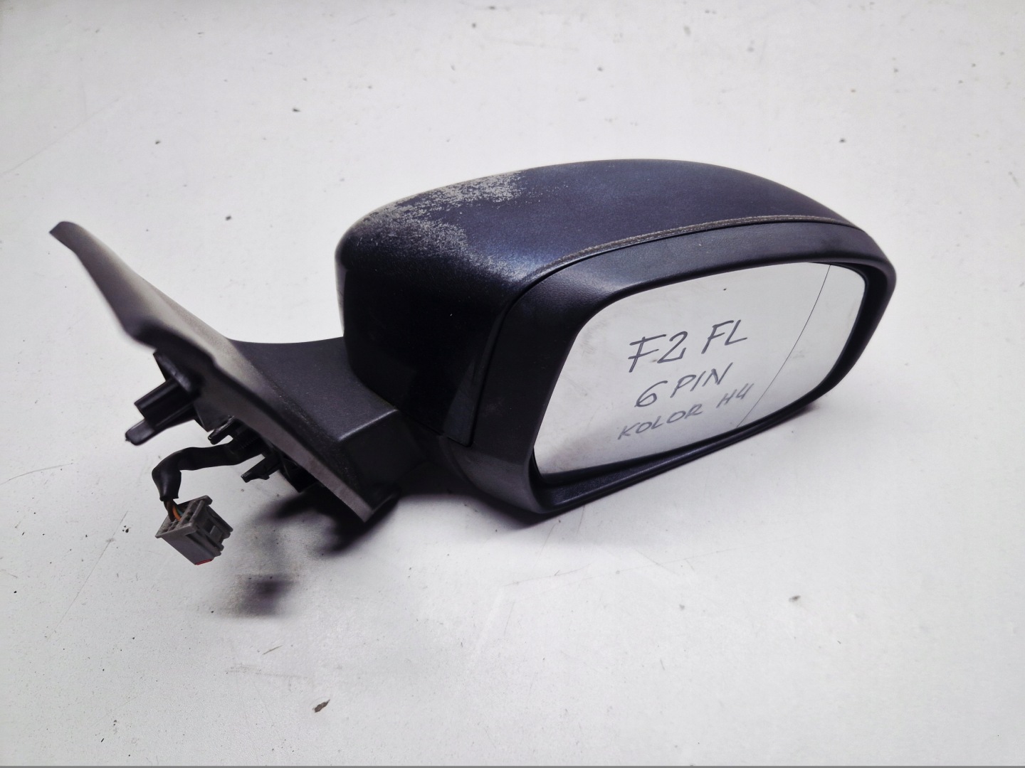 FORD FOCUS MK2 LIFT mirror right 6 PIN vertical colour H4