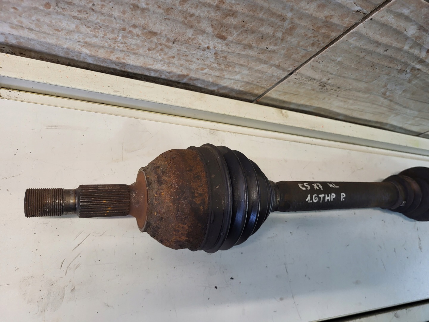 semi-axis right long CITROEN C5 III X7 1.6 THP