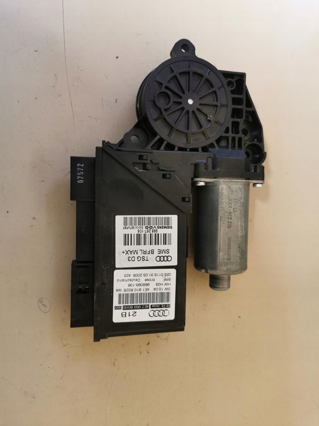 mini motor windows left front AUDI A8 D3 4E1910802B 03-10