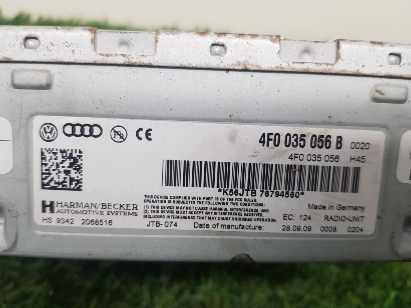 Centralina modulo RADIA AUDI Q7 4F0035056B