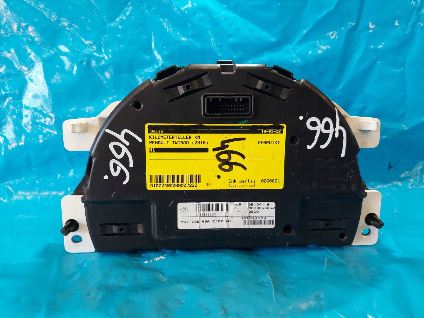 dials clock TWINGO III 2016 R 1.0 B 2482212886R