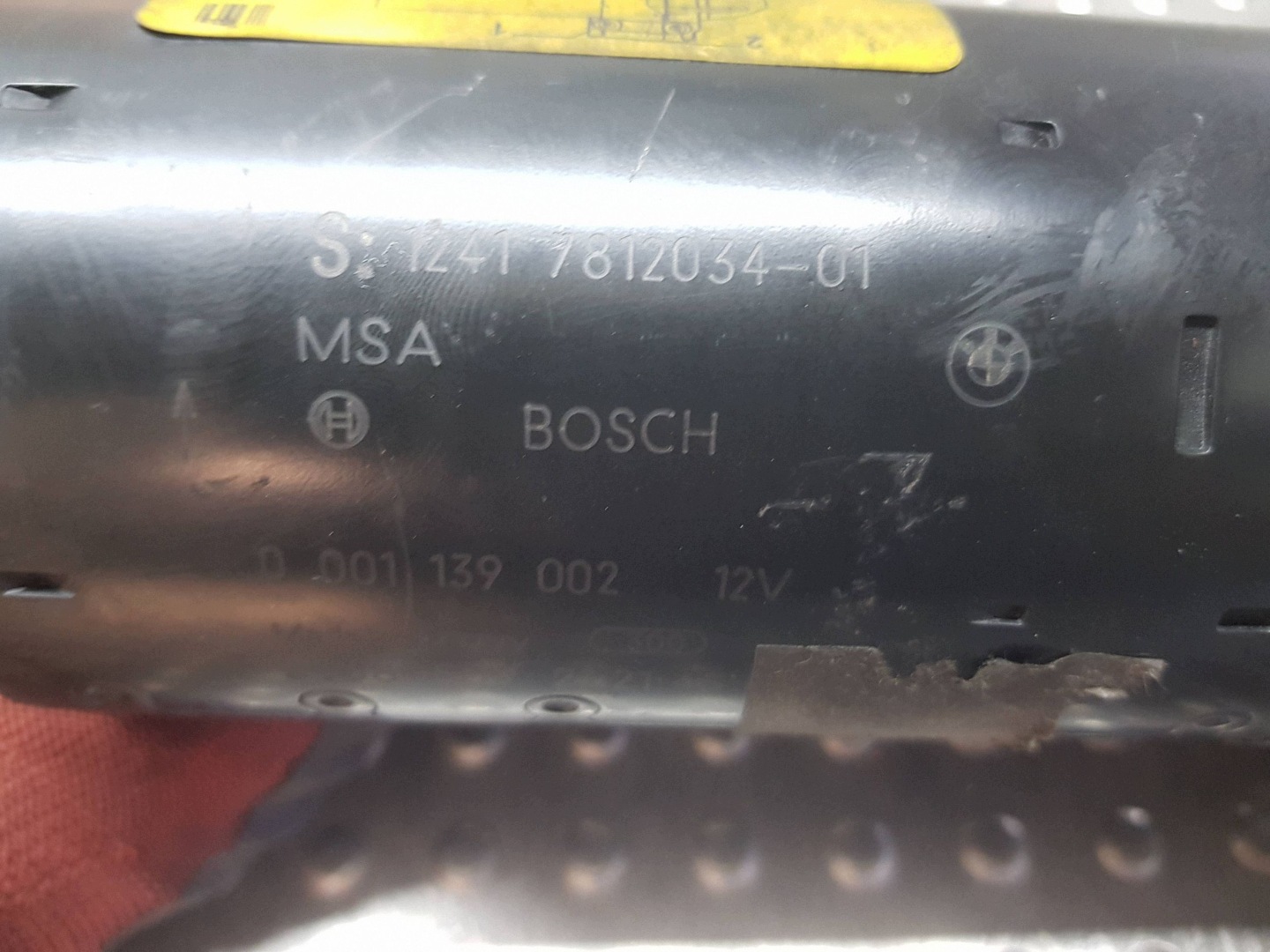 štartér 7812034 0001139002 BMW X1 E84 E90 E91 E92 E93 2.0D N47D20C