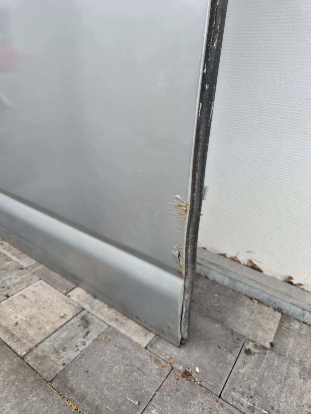 door sliding VW T5 T5 lift side right silver