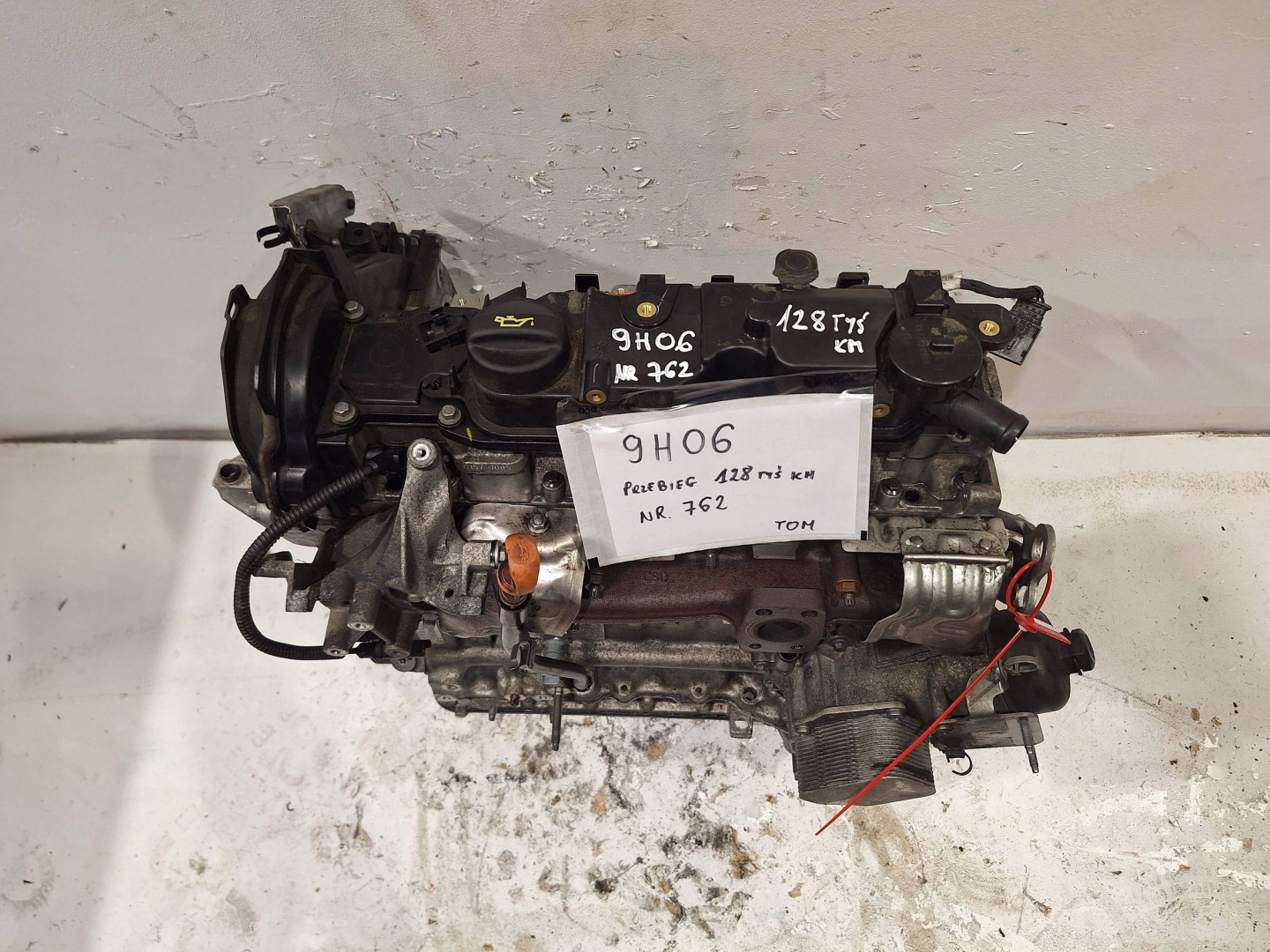engine 9H06 PEUGEOT 308 II T9 1.6 EHDI 13