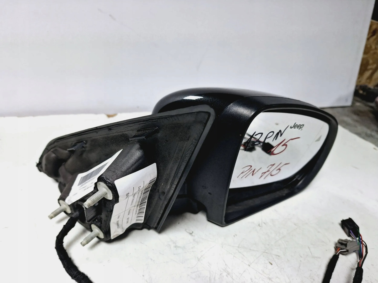 mirror right Jeep Compass II 17- 12PIN