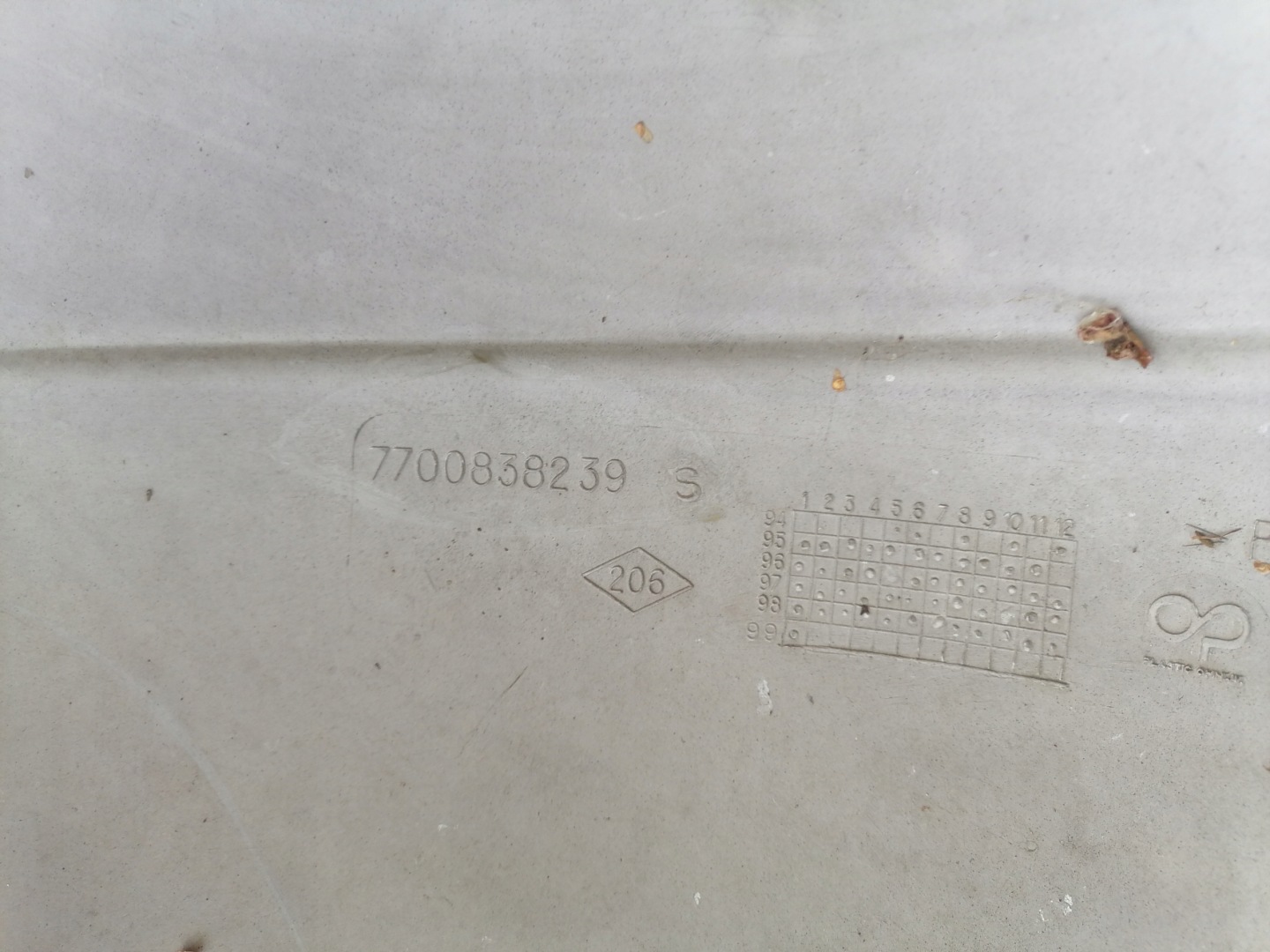 Paraurti posteriore RENAULT MEGANE e COUPE 7700838239