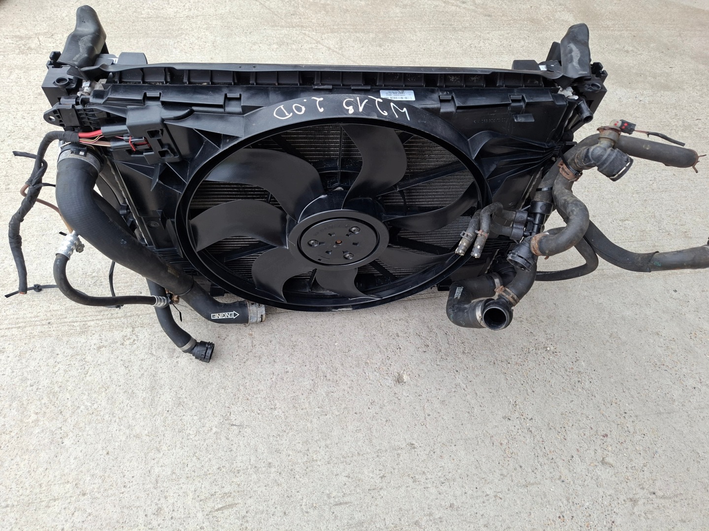 KOMPLET chladiče chladiče ventilátor MERCEDES E W213 S213 E 220 D 2.0 CDI