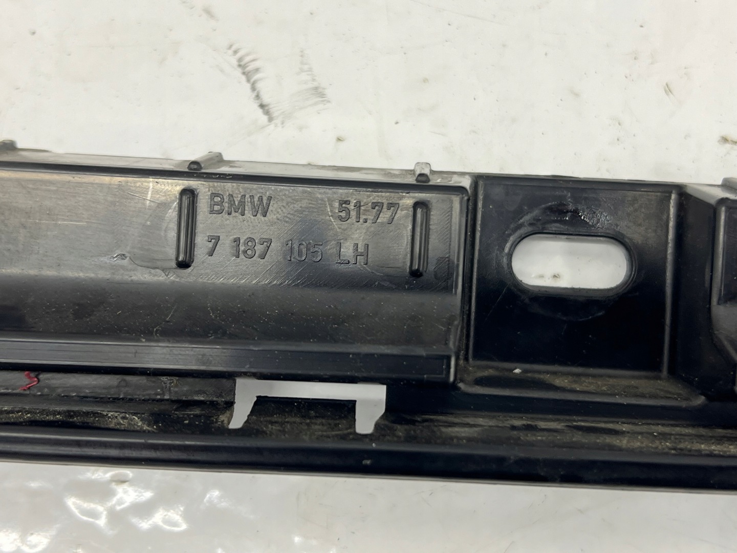 BMW F02 bracket console holder support of the threshold left side 7187105