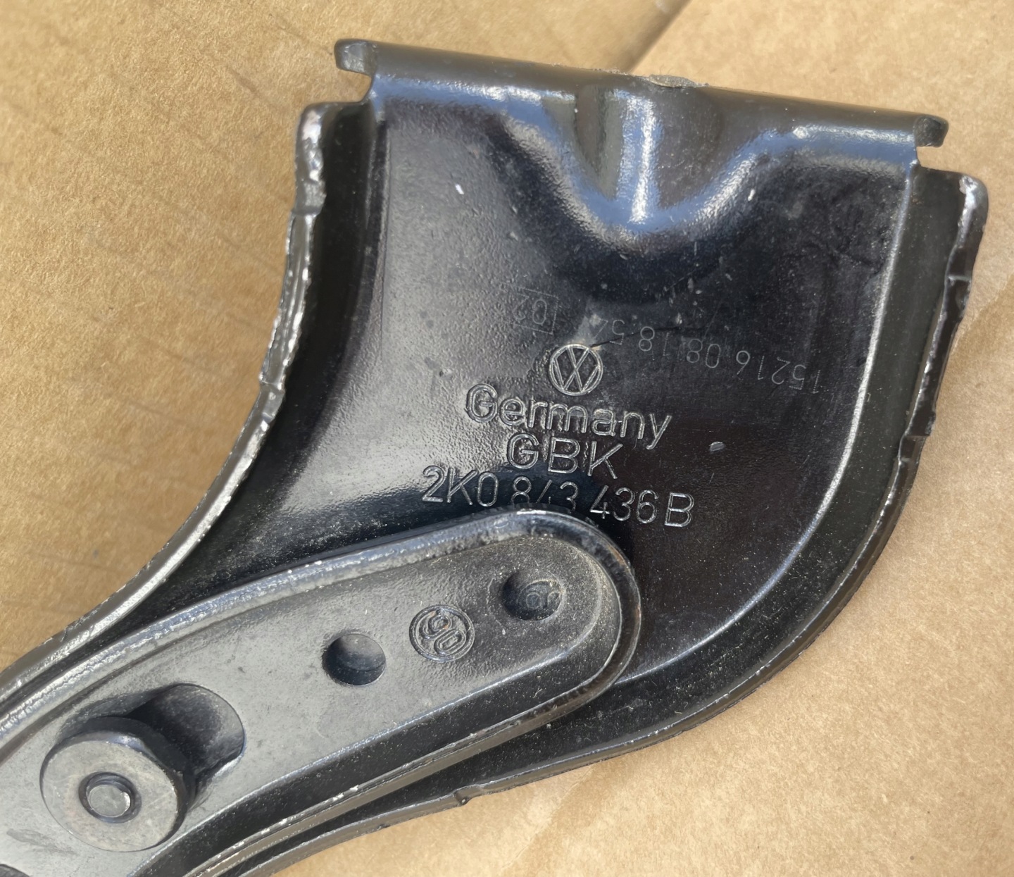 Scharnier Tür gleitende 2K0843436B VW CADDY Original IDEAL