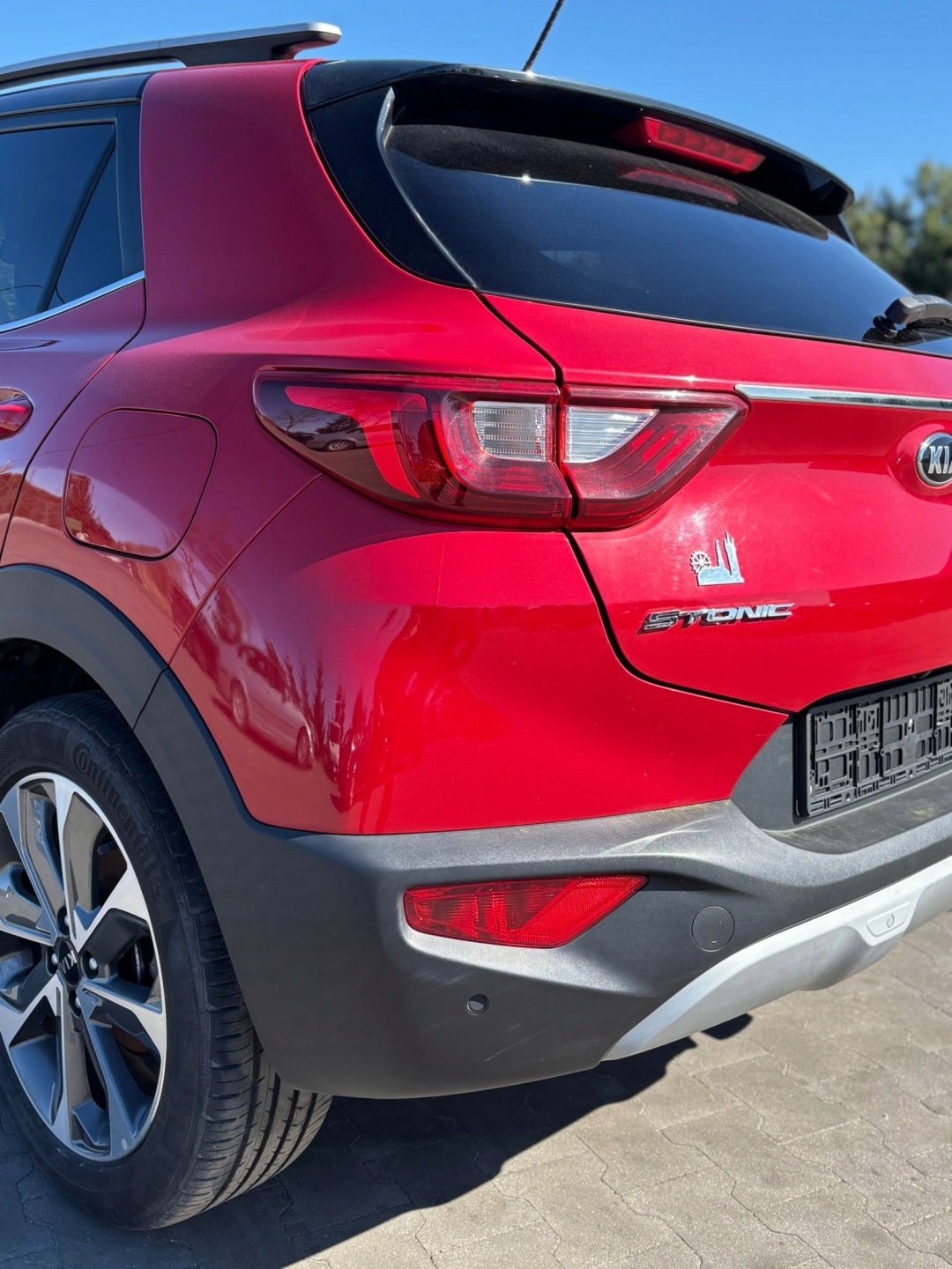 rear panel KIA STONIC 2018 LAKIER BEG