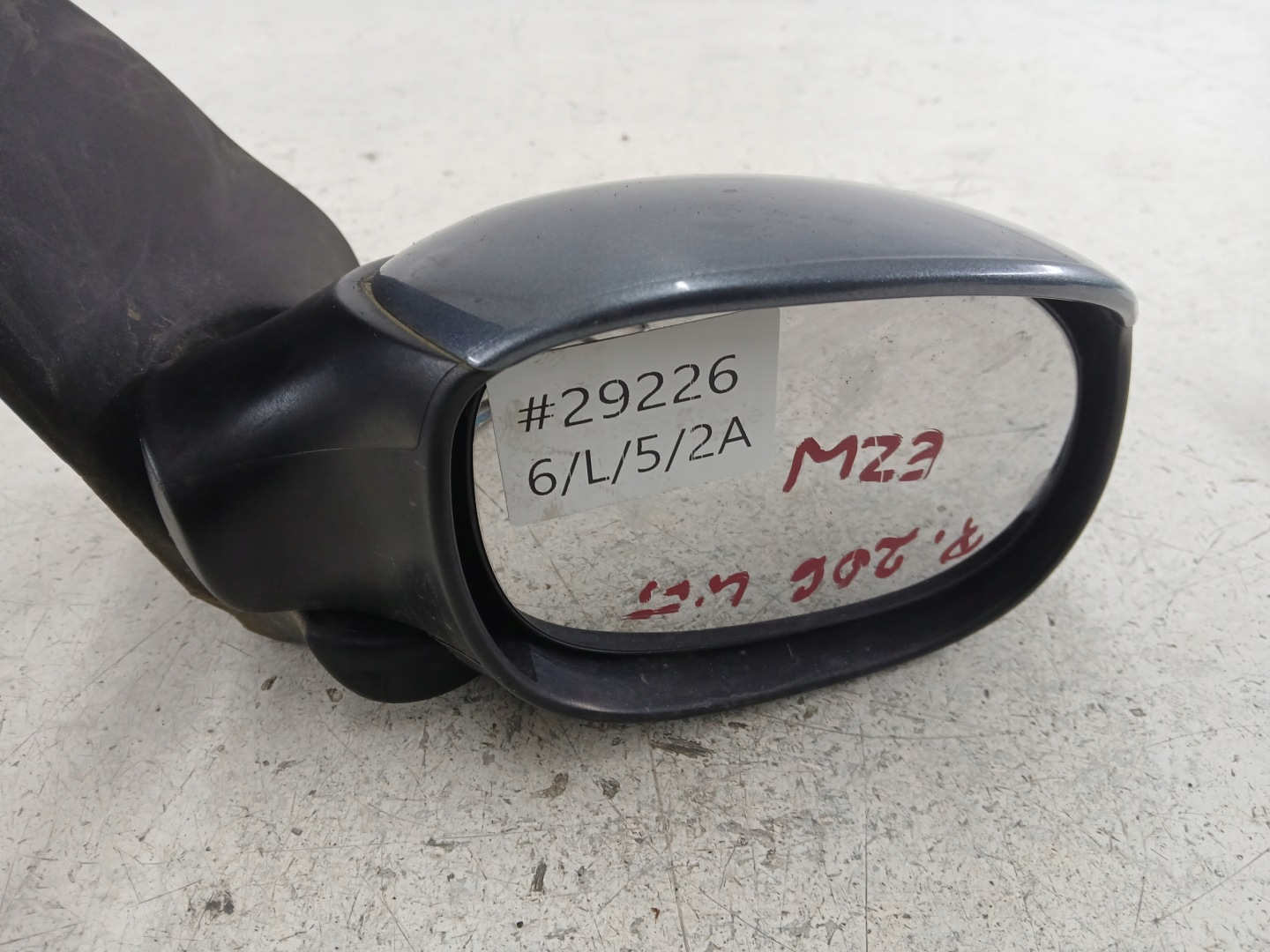 PEUGEOT 206 mirror right EZW manually