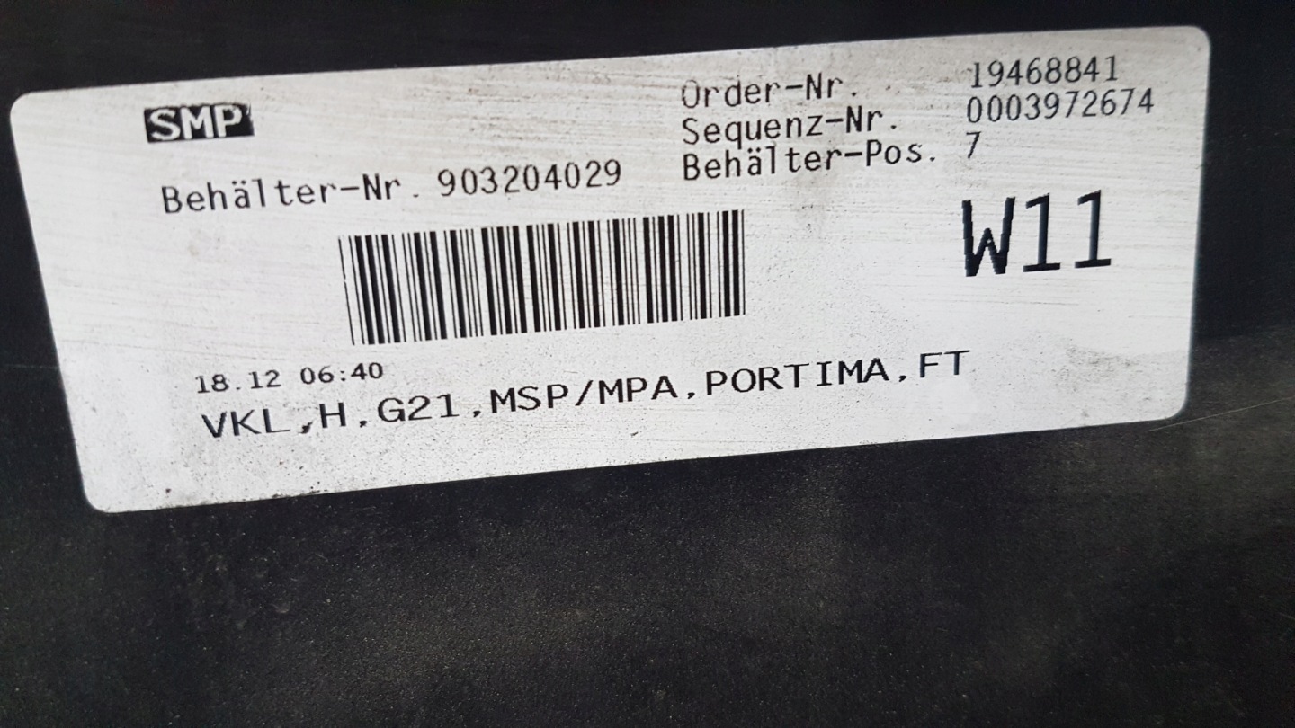 bumper rear BMW SERIA 3 G21 m-packet