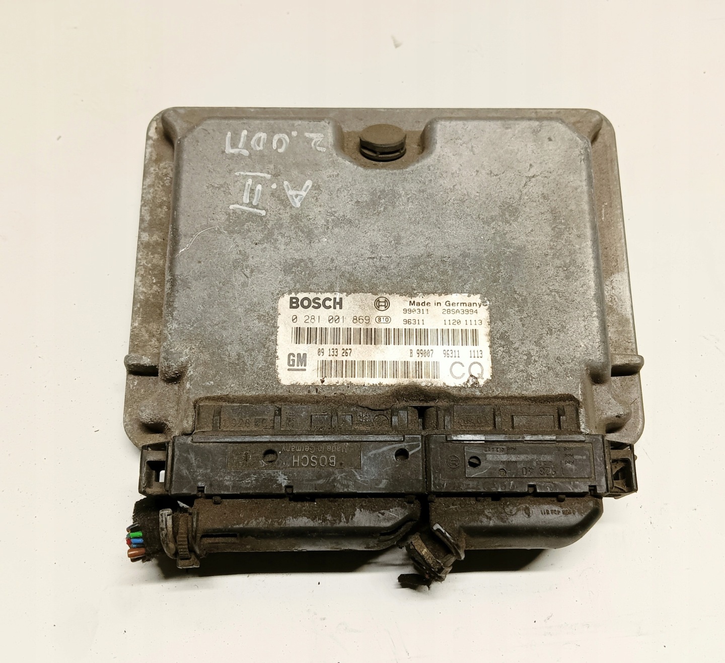 control unit computer OPEL ASTRA G 2.0DTI 09133267CQ