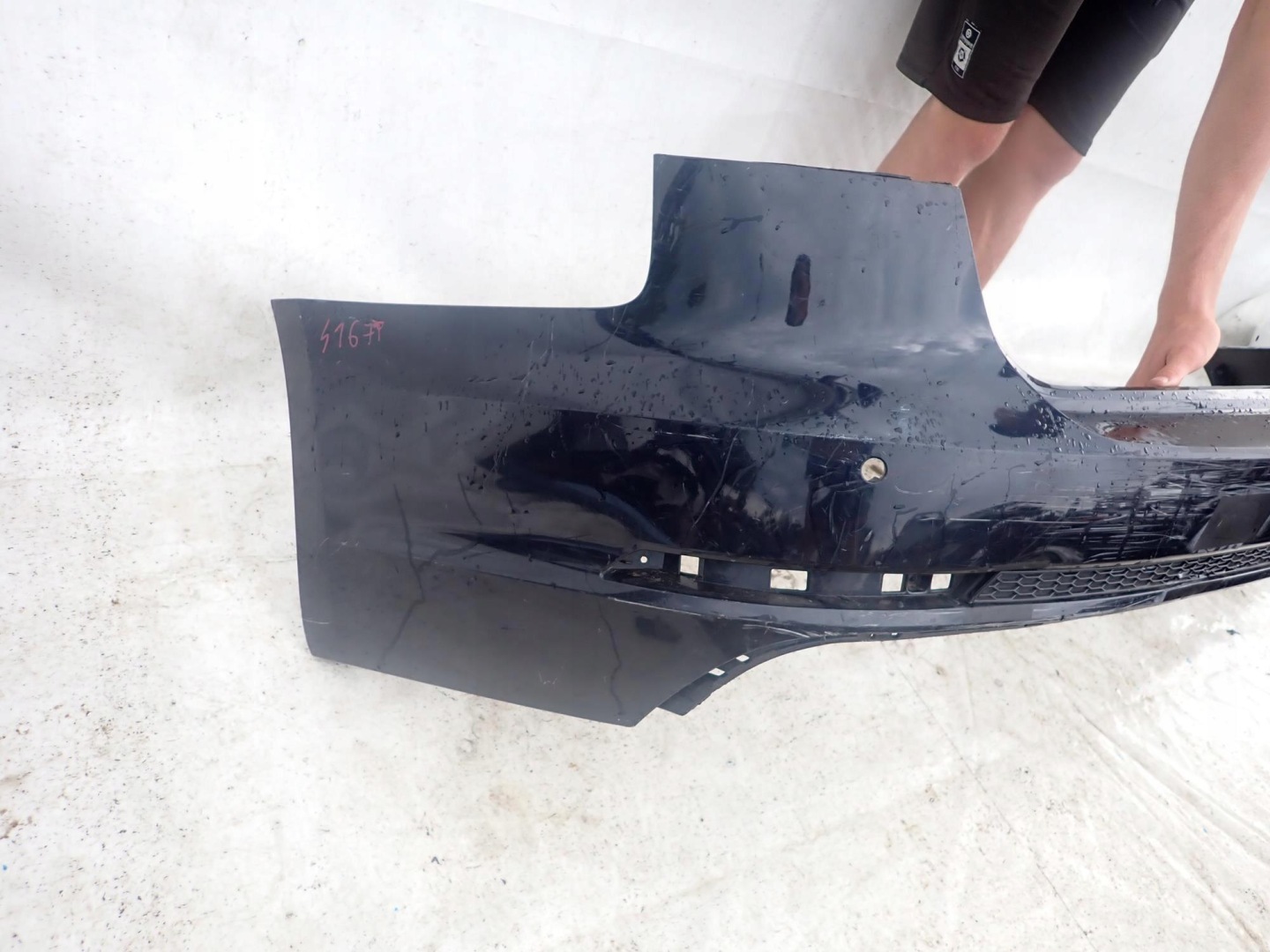 AUDI A4 B9 8W KOMBI S-LINE 15-19 bumper rear part rear 4XPDC