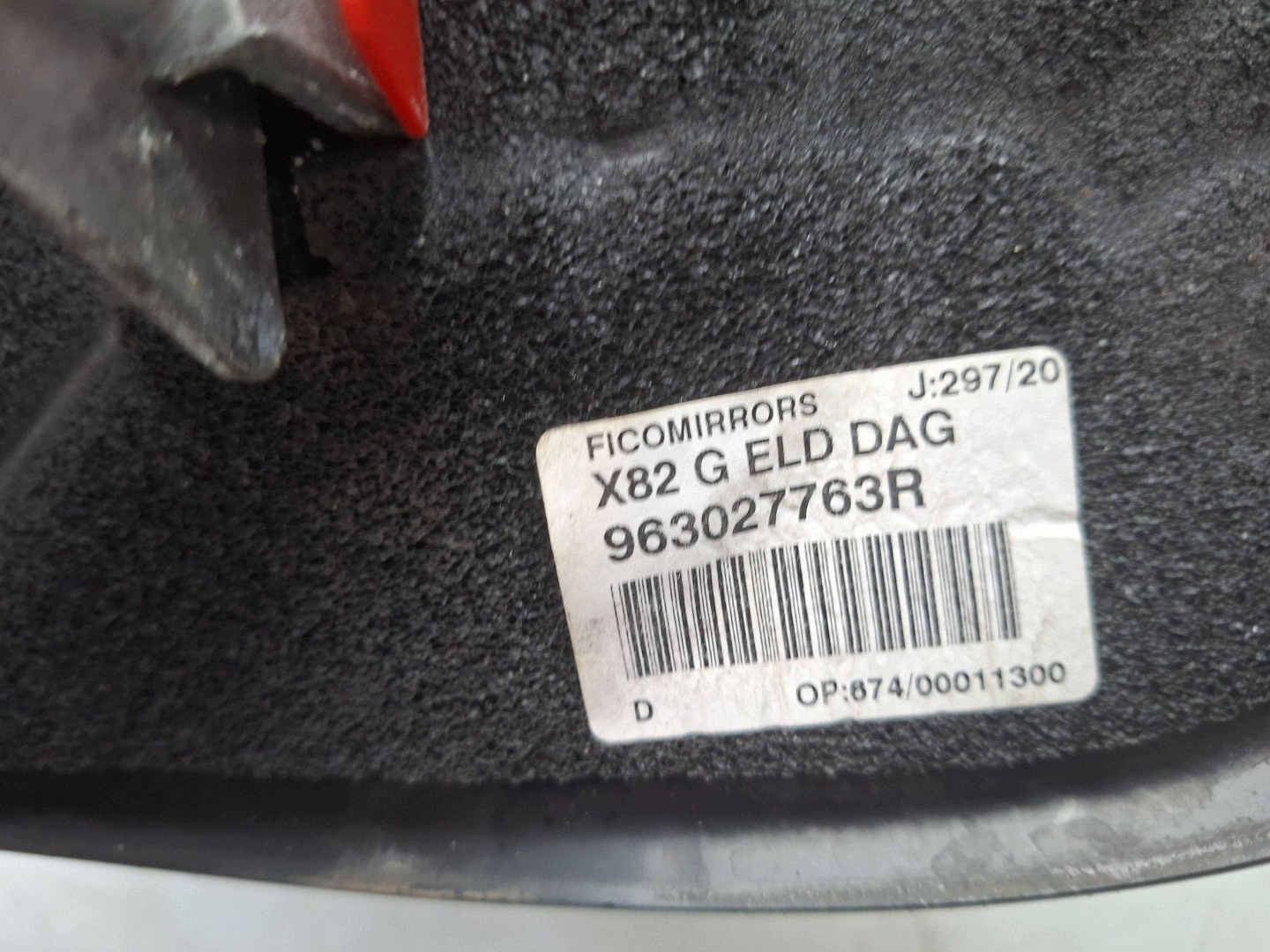 spiegel links 5 PIN 963027763R RENAULT TRAFIC III 2014