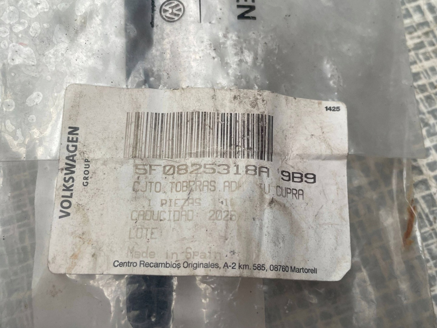 canale POWIETRZNY CZERN CUPRA LEON 5F0825318A Originale @A
