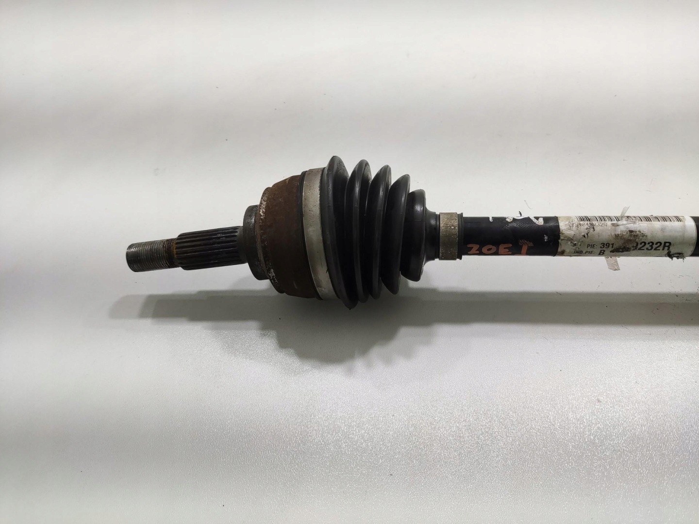 semi-axis left front front RENAULT ZOE and 2013-2019 391019232R