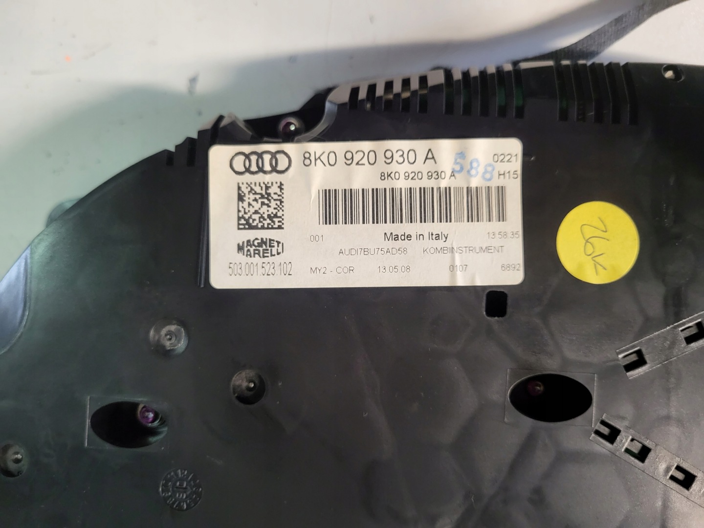 dials dials AUDI A4 B8 1.8 TFSI EUROPA 8K0920930A