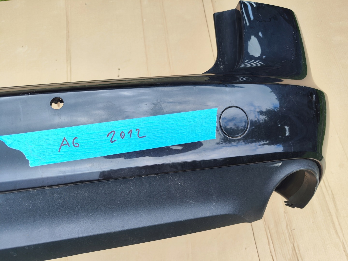 bumper rear part AUDI A6 C7 rear rear 4g0807521a 4g0807521 a