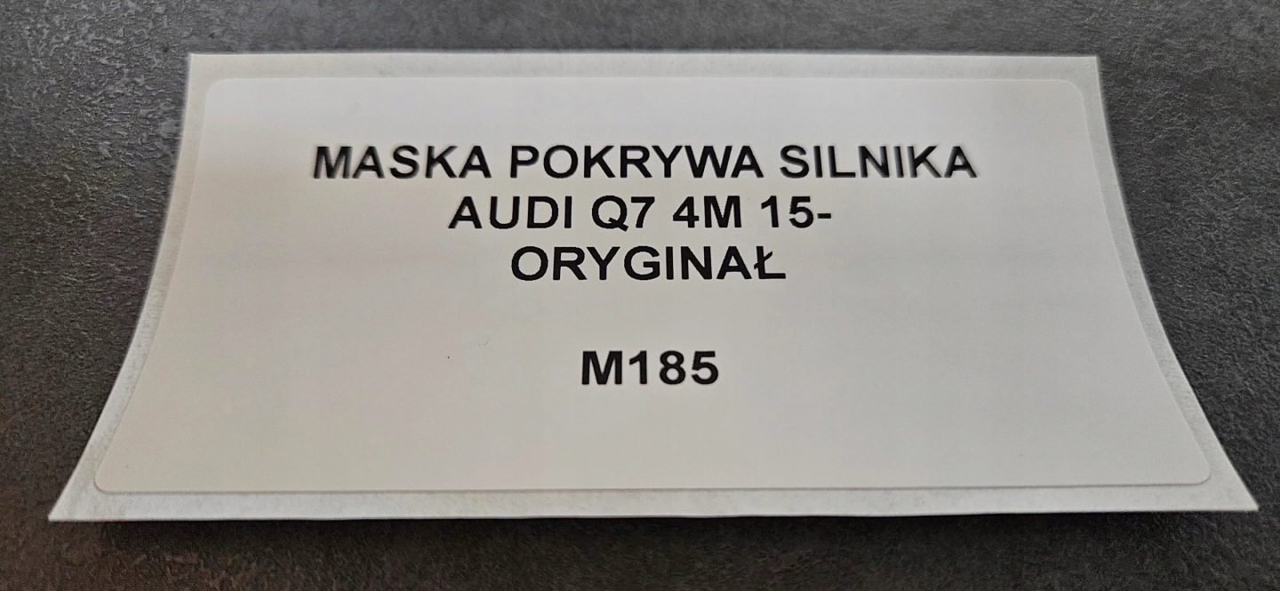 bonnet AUDI Q7 4M 15- original