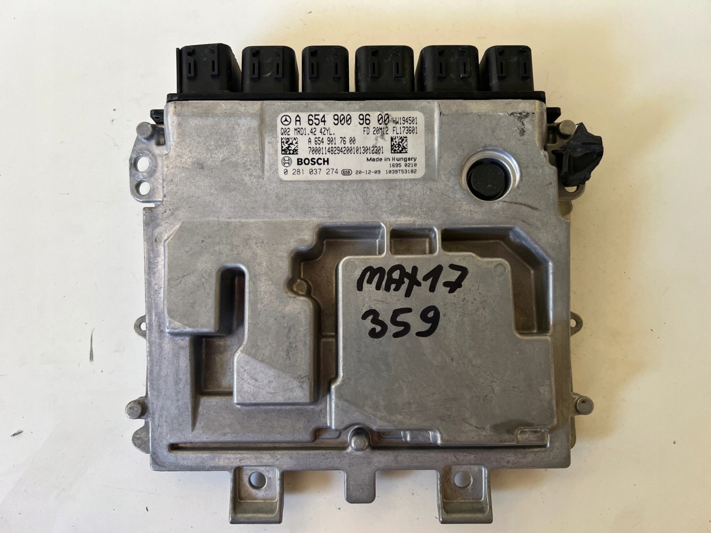 MERCEDES GLA KLASA 2.0 CDI A6549009600 A6549017600 0281037274 computer ECU