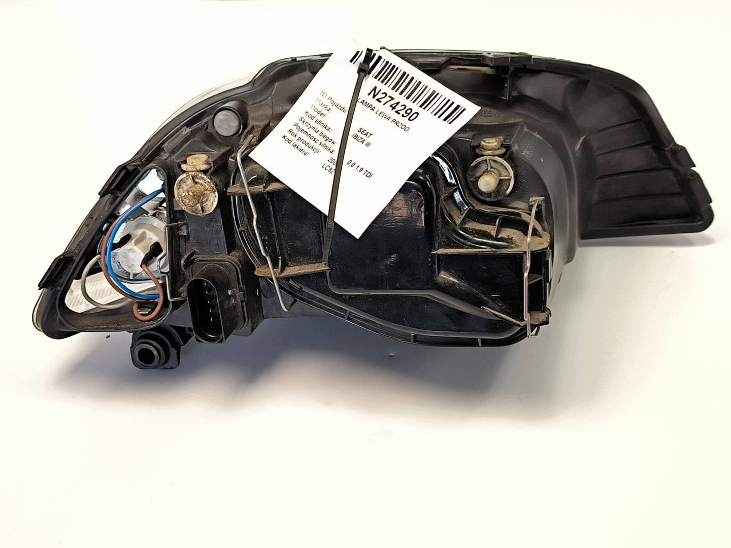 light left front EU SEAT IBIZA III