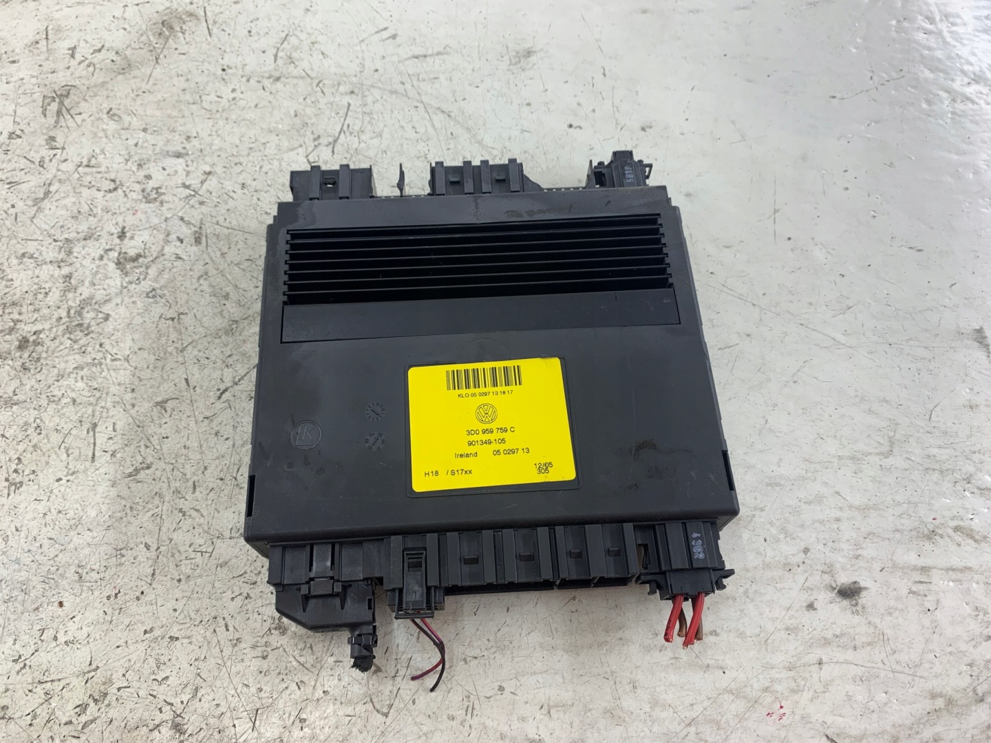 VW PHAETON e Centralina modulo sedile sinistra Anteriore 3D0959759C