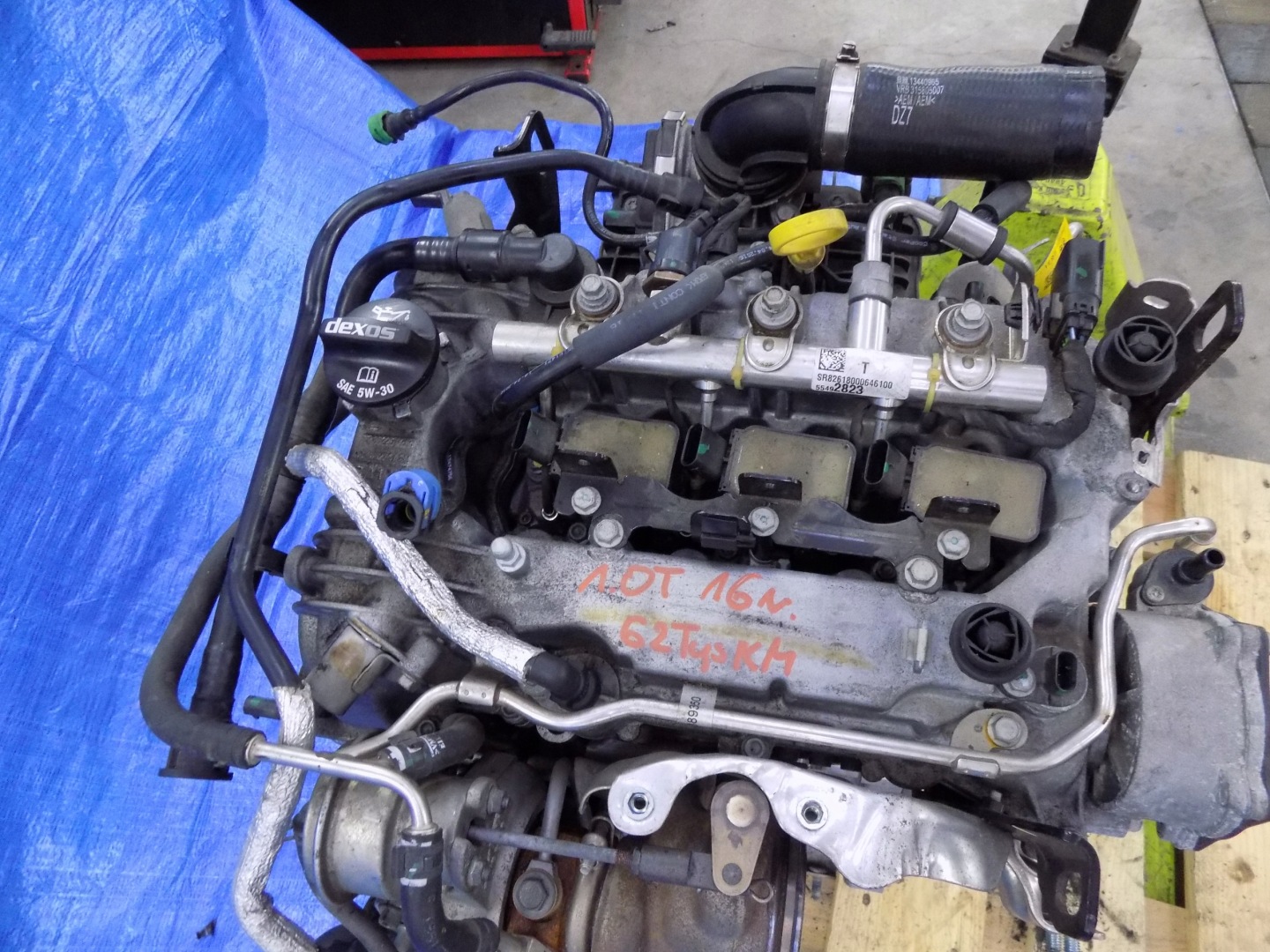 engine complete LE1 TURBINA OPEL ADAM 1,0T ASTRA