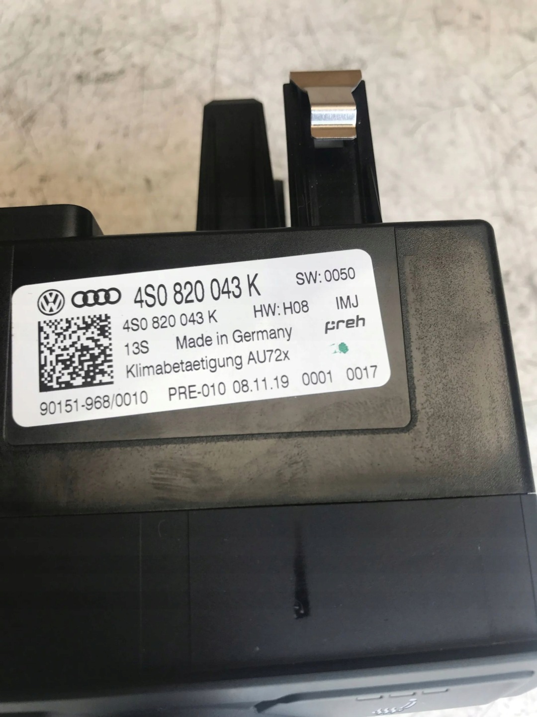 AUDI R8 4S PANEL KLIMY klimatizaci 4S0820043K EUR