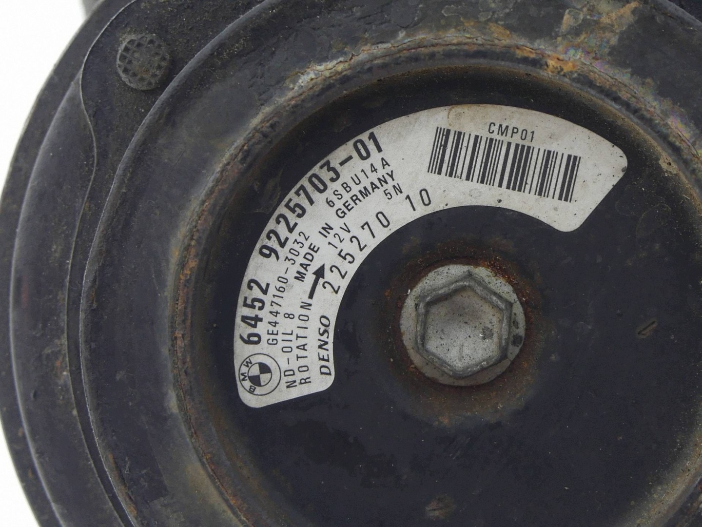 compressore aria condizionata 9225703 BMW E90 E91 2.0D