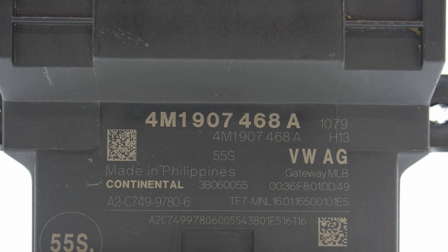 module control unit GATEWAY AUDI A4 B9 A5 F5 4M1907468A