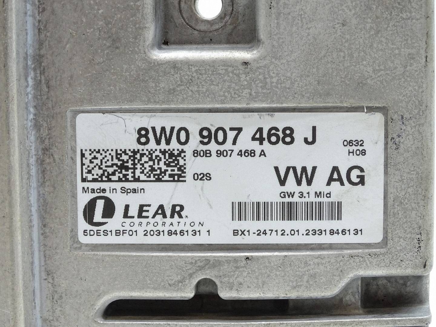 module control unit GATEWAY AUDI A5 F5 8W 8W0907468J