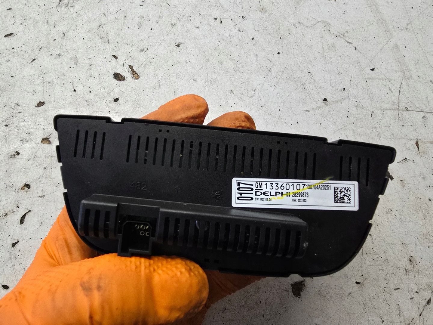 OPEL ASTRA J MERIVA B Unite commande clima Bouches buses 13360107 GRZANE Sièges