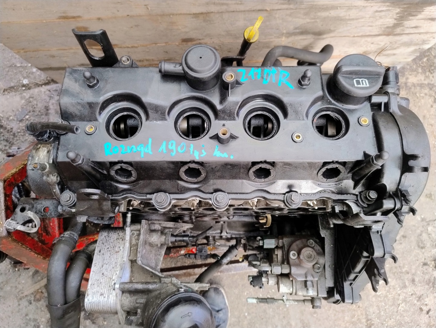 engine unprotected pillar Opel Astra J 1.7 A17DTR