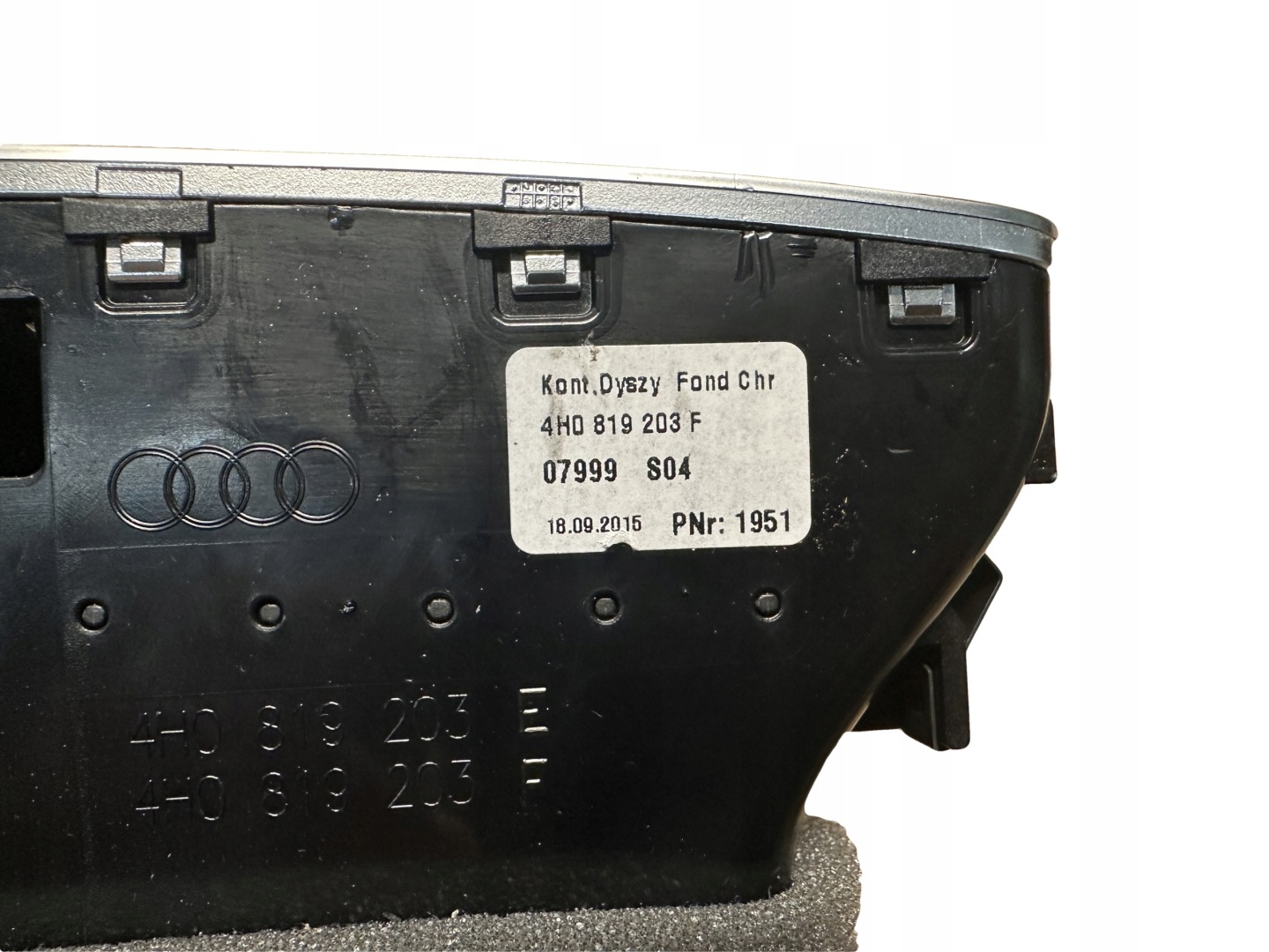 AUDI A8 4H D4 grid air conditioning devices TUNELU 4H0819203F