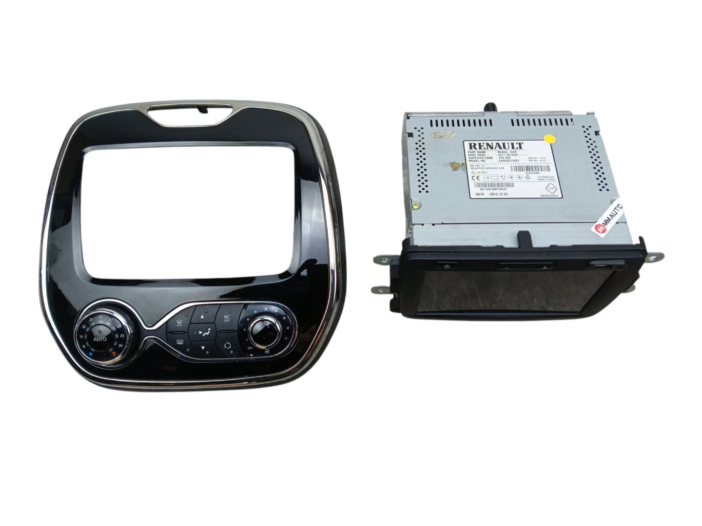 RADIO Navigation GPS Unite commande clima RENAULT CAPTUR et LIFT 281150198R