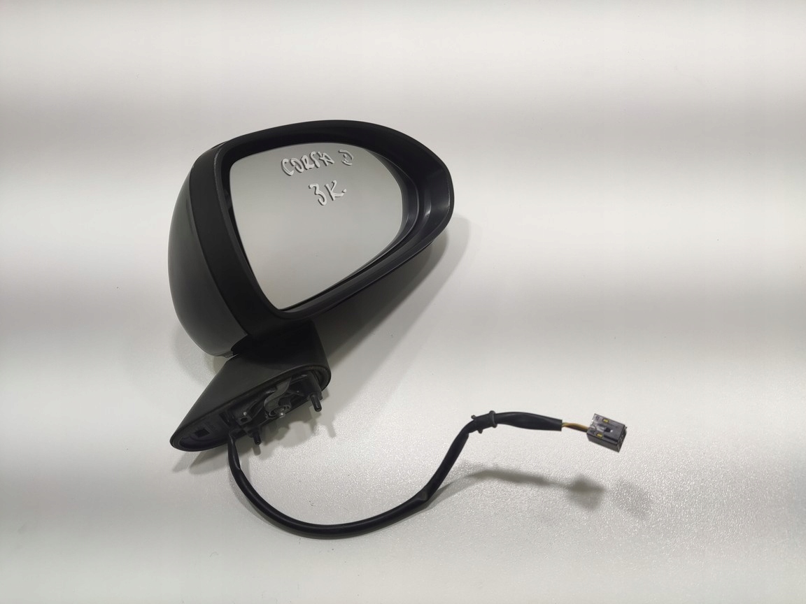 mirror right electrics OPEL CORSA D LIFT 2011-2014 3 cables EUROPA