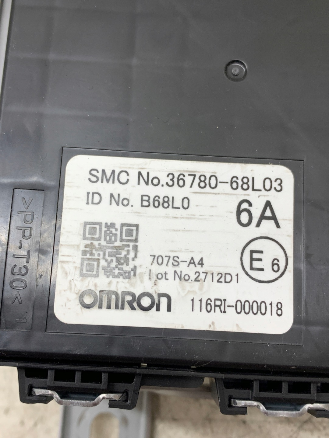 module control unit ECU 36780-68L03 SUZUKI SWIFT MK7 (2010-2013)