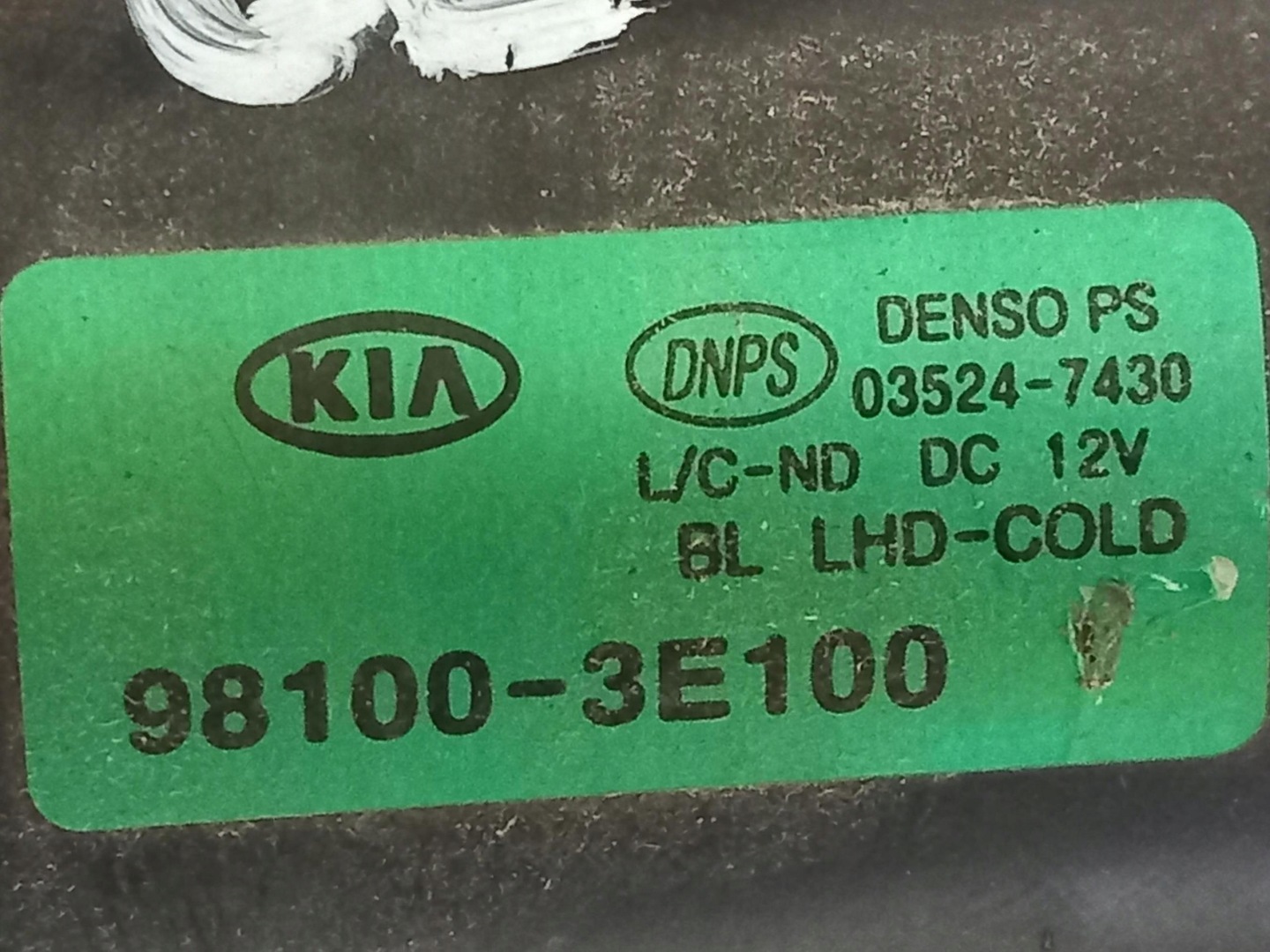 wiper mechanism front KIA SORENTO and 98100-3E100 02-09