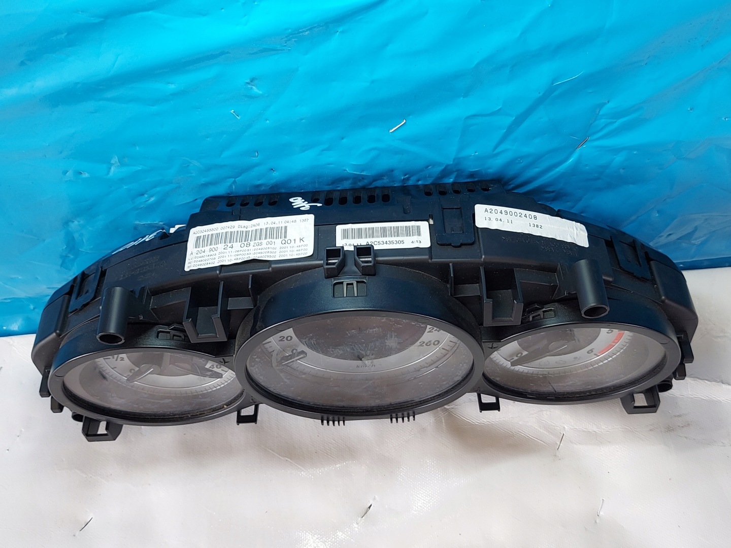dials clock MERCEDES W204 2.2 CDI 2011r A2049002408