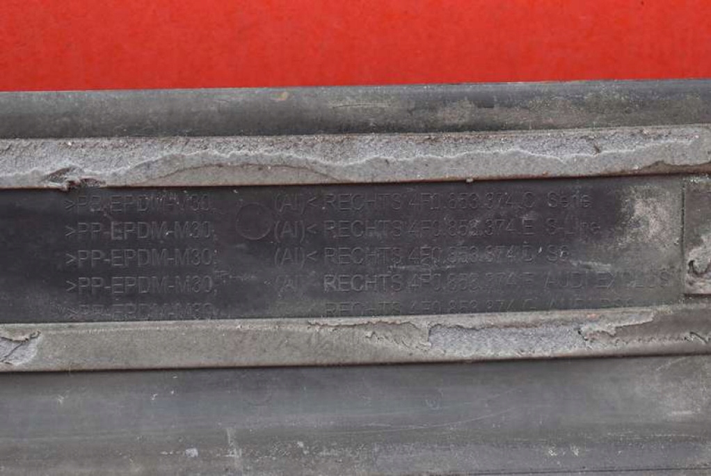 moulding threshold right front 4F0853374K AUDI A6 C6 S-LINE 04-08