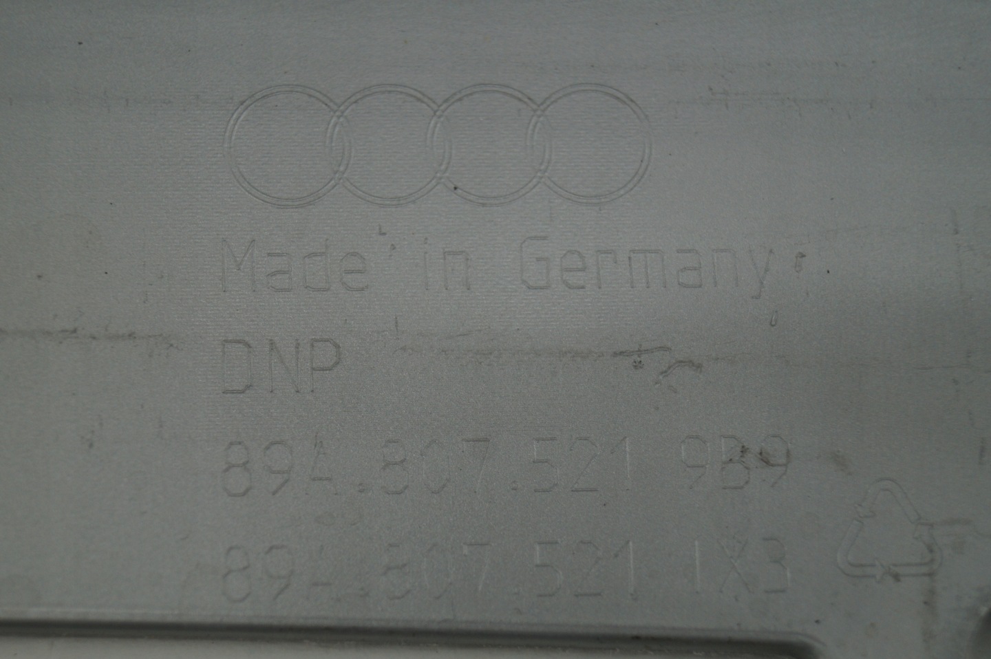 accessories diffuser SPOILER bumper DOL rear part rear AUDI Q4 E-TRON 89A807521