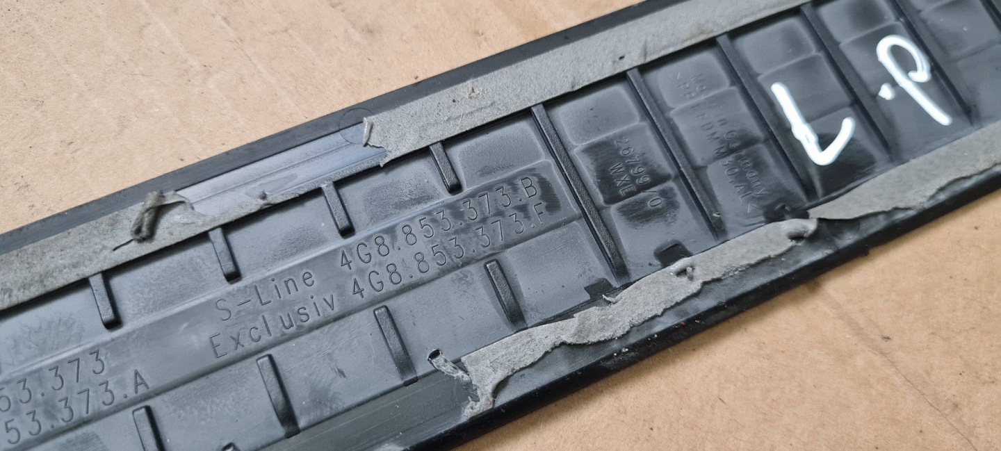 A7 4G moulding cap cover threshold left left front CHROM 4G8853373B