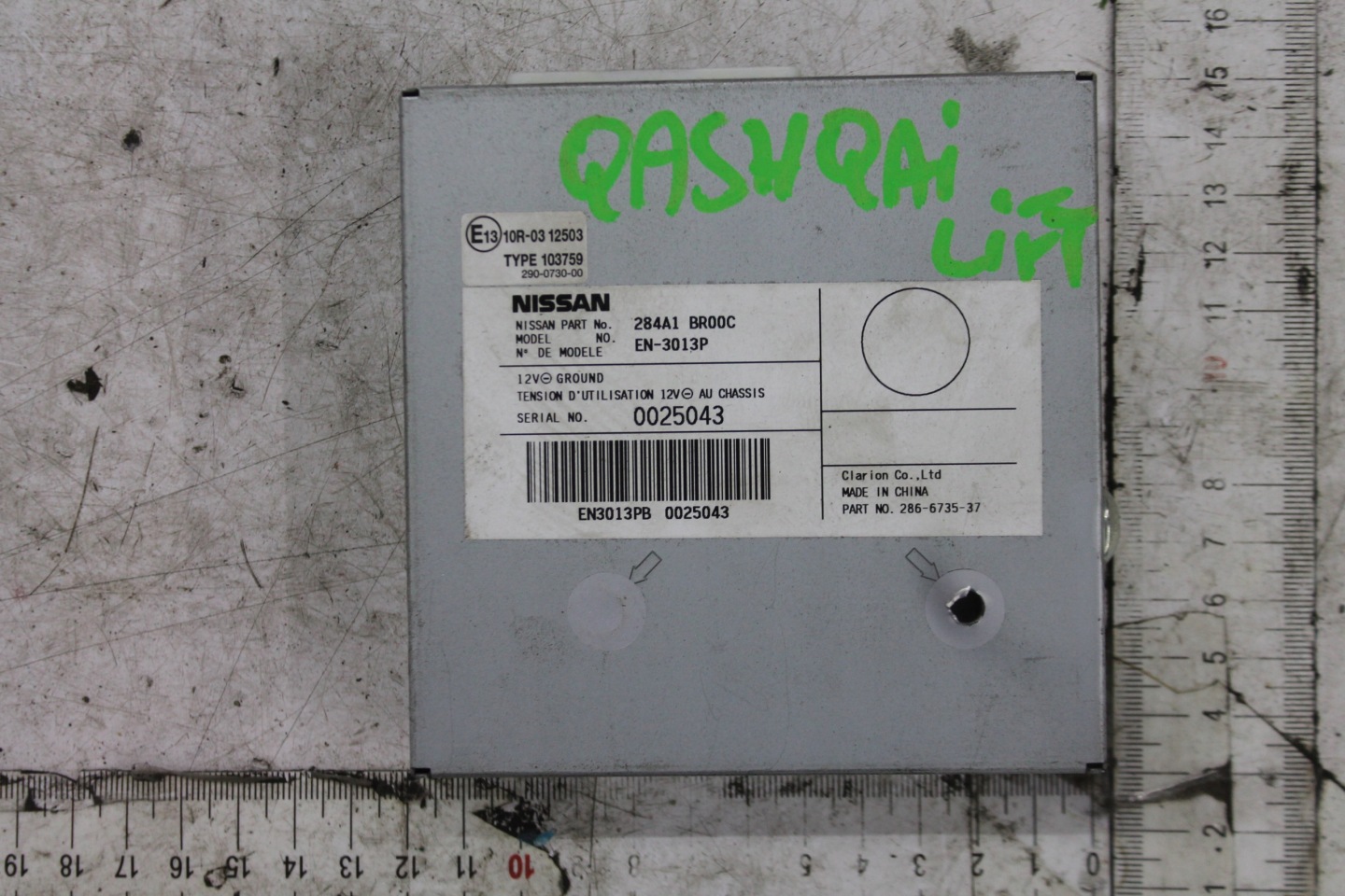 MODULO KAMERY 284A1BR00C QASHQAI J10 LIFT 09-13