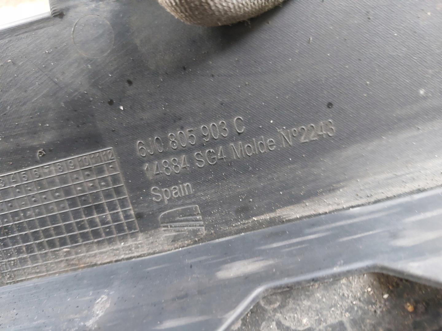 SEAT IBIZA 4 IV LIFT 6J bumper front 6J0807231D original
